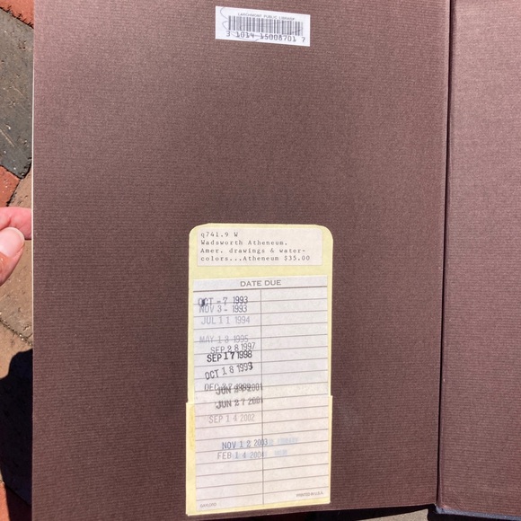 1987 American Drawings and Watercolors From the Wadsworth Atheneum Art Books - Picture 14 of 17